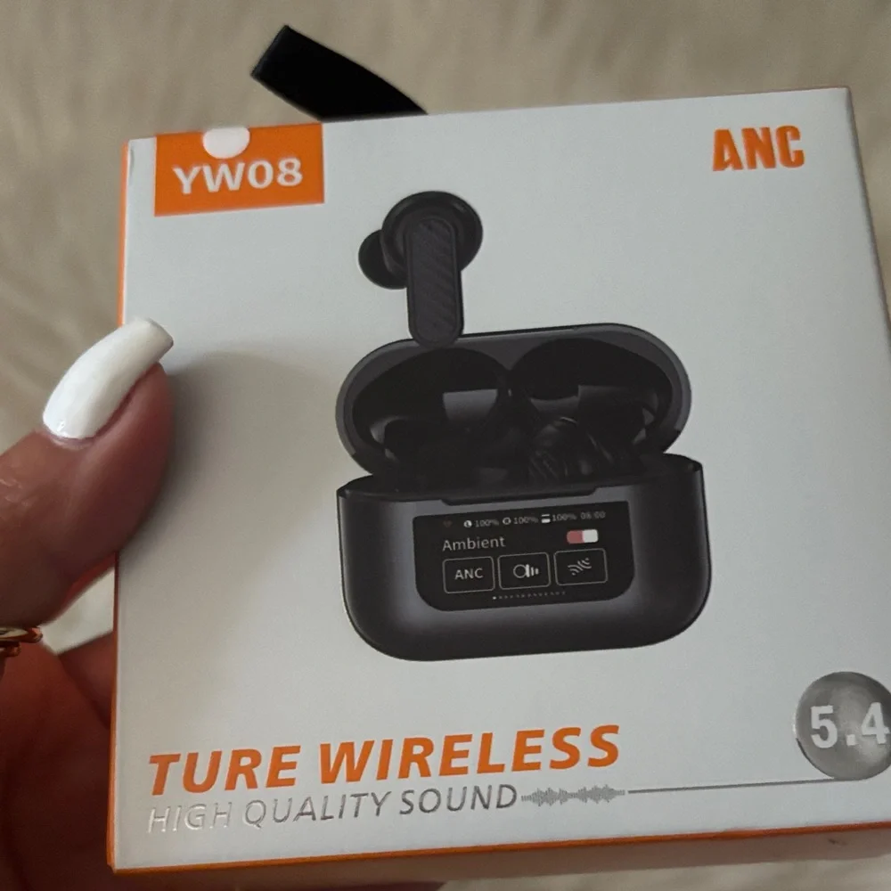 Wireless Earbuds with Charging Case! ANC! Good for apple and droid phones.
